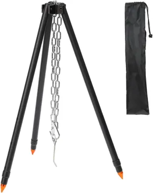 Rustproof Camping Tripods with Nonslip Feet for Secure Outdoor Cooking Grills Rack Suitable for Variouis Terrains