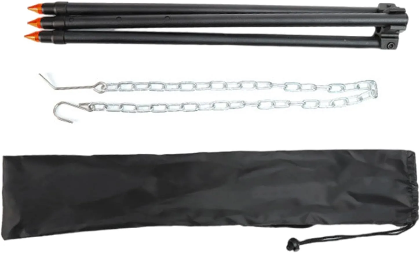 Rustproof Camping Tripods with Nonslip Feet for Secure Outdoor Cooking Grills Rack Suitable for Variouis Terrains