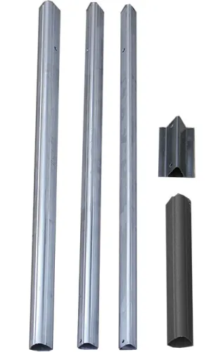 S&K Telescoping Bat House Pole with Ground Socket, 15'