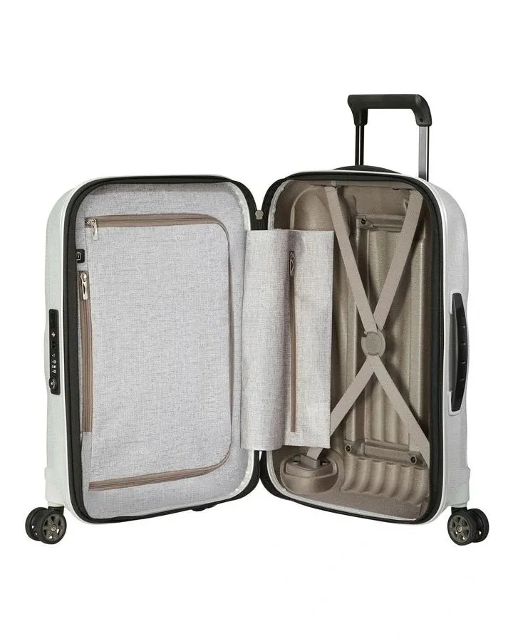 Samsonite C-Lite 55cm expandable cabin spinner White