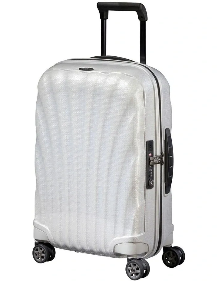 Samsonite C-Lite 55cm expandable cabin spinner White