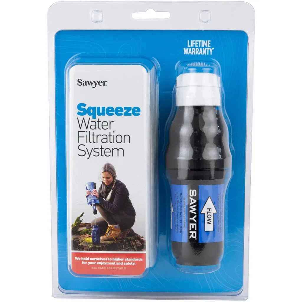 Sawyer Squeeze Water Filtration System With 2 1L Pounches