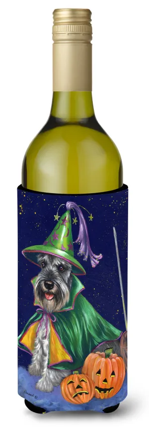 Schnauzer Halloween Good Witch Wine Bottle Hugger PPP3159LITERK