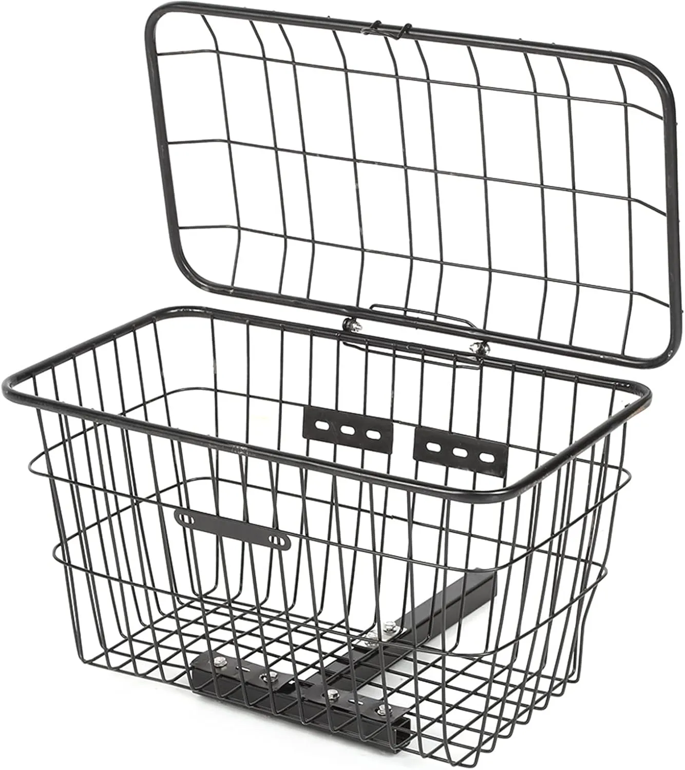 Scooter Rear Basket, Scooter Rear Storage Basket,Mobility Scooter Electrombile Bike Rear Storage Basket Iron Large Portable Basket Outdoors