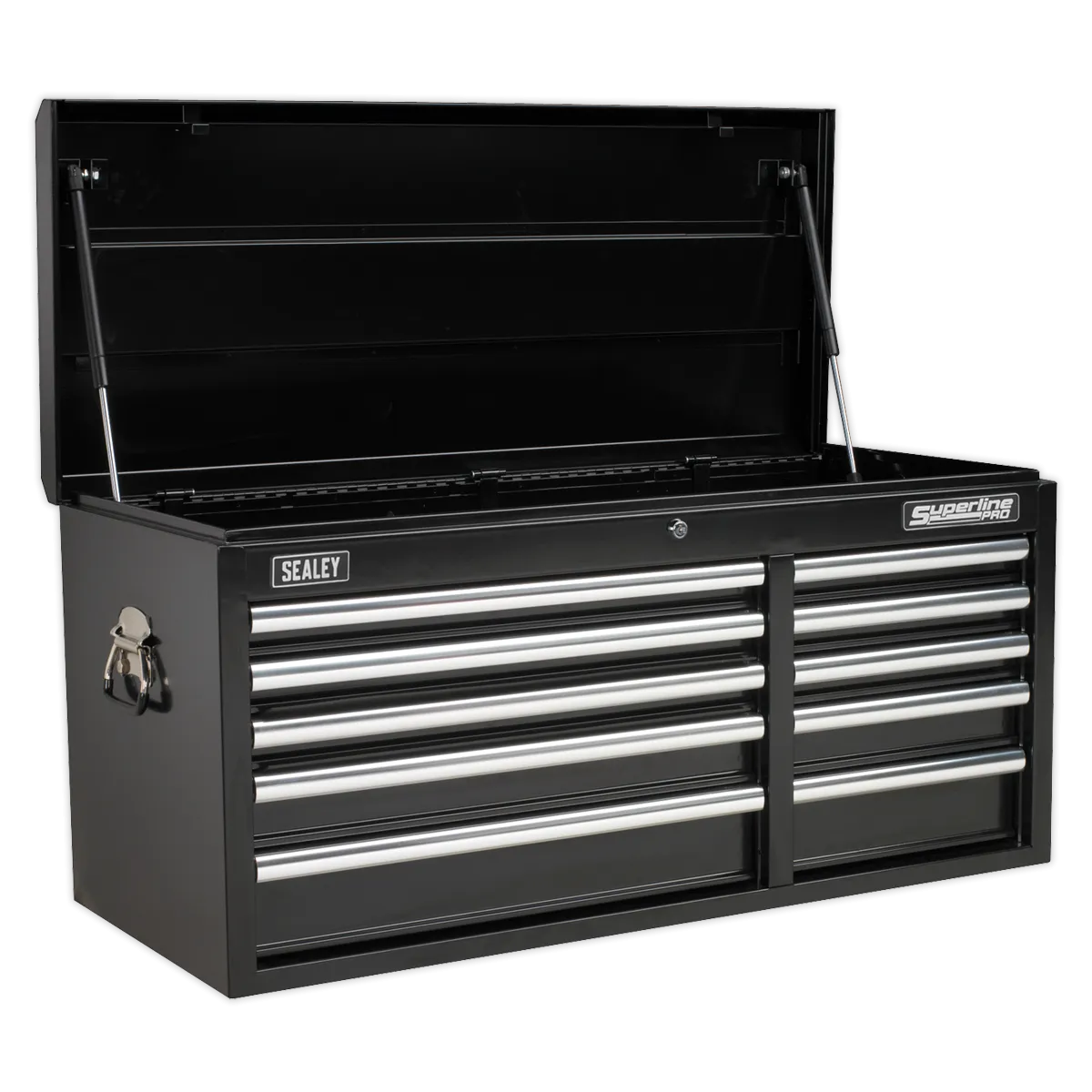Sealey Superline PRO® Heavy-Duty Topchest 10 Drawer - Black