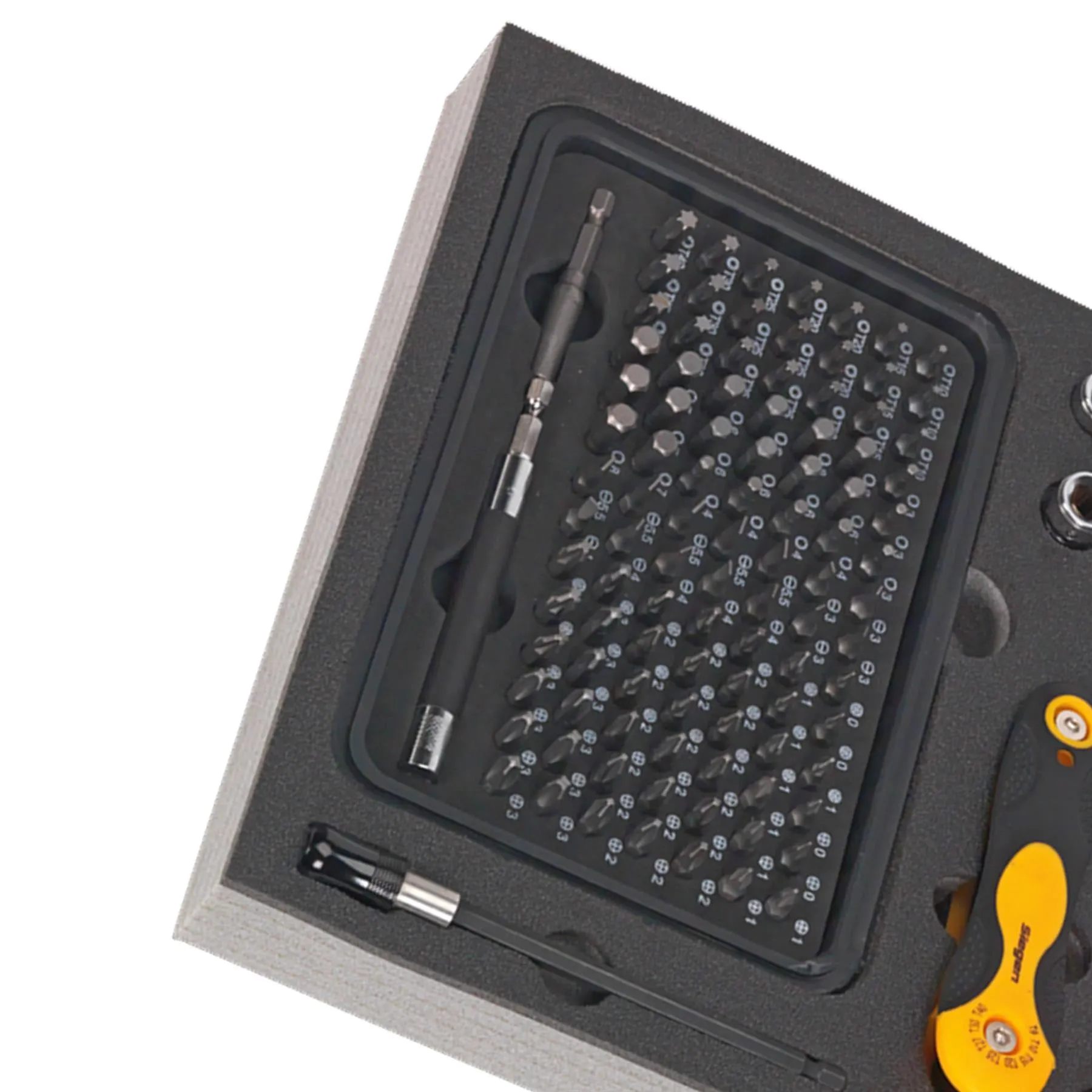 Sealey Tool Tray with Specialised Bits & Folding Hex Keys 192pc