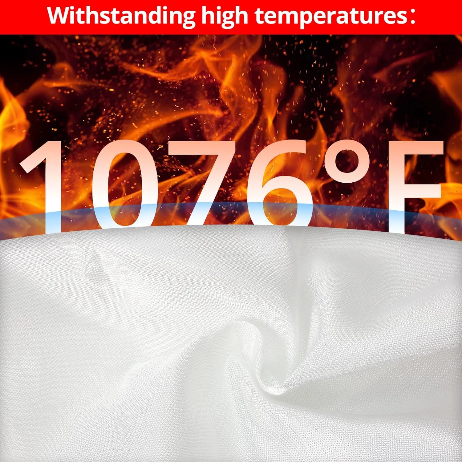 SecuCaptain Emergency Fire Blanket for Home - 2 Pack 47.2"x71" X-Large Flame Retardant Blankets with Fireproof Tabs for House Camping Kitchen Fire Protection Survival Safety