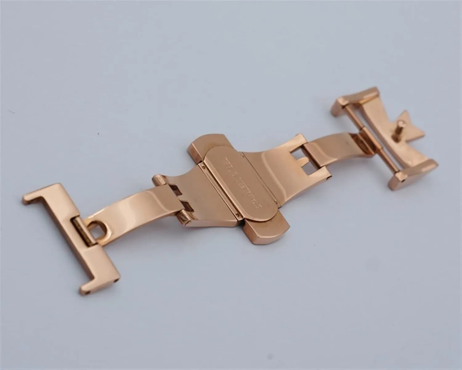 SERDAS 18mm 20mm 316L Stainless Steel Double By Double Open Watch Buckle Clasp Strap Deployant For Watchbands