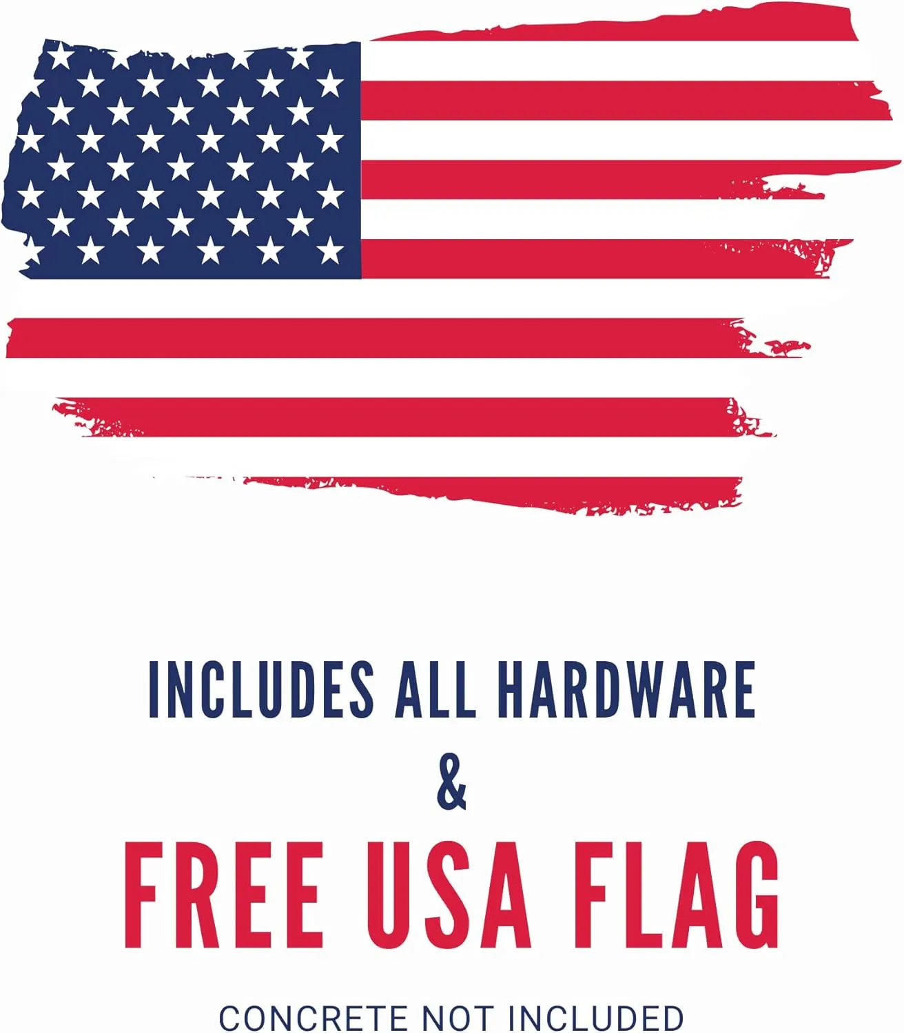 Service First Heavy Duty Telescoping Flagpole Kit (25 Foot, Silver)