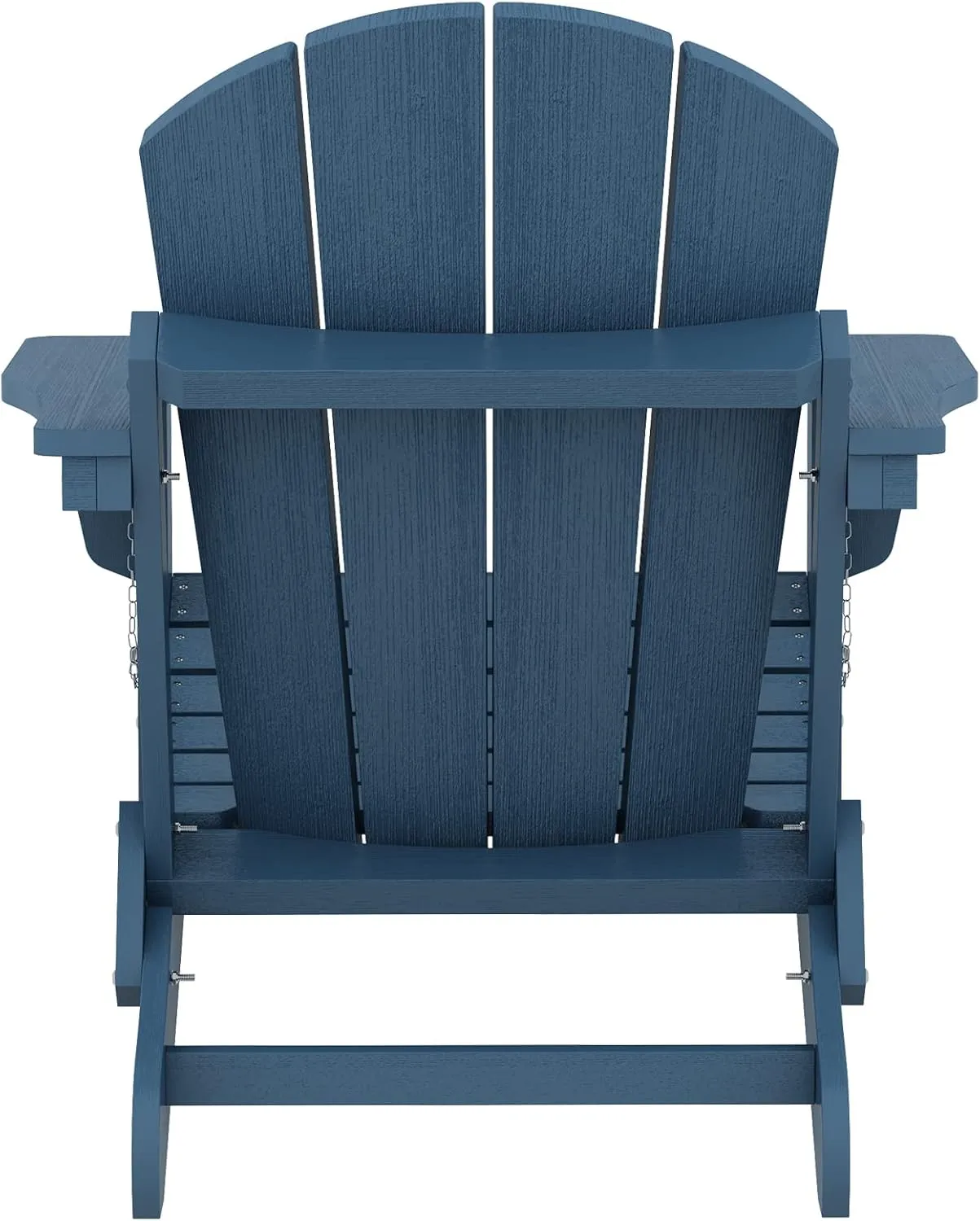 SERWALL Folding Adirondack Chairs Weather Resistant for Outdoor, Patio, Lawn, Garden, Backyard Deck, Fire Pit - Blue