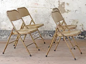 Set Of 12 Cappuccino Vintage Chairs