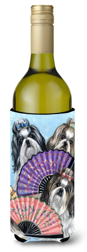Shih Tzu Top Fans Wine Bottle Hugger PPP3190LITERK