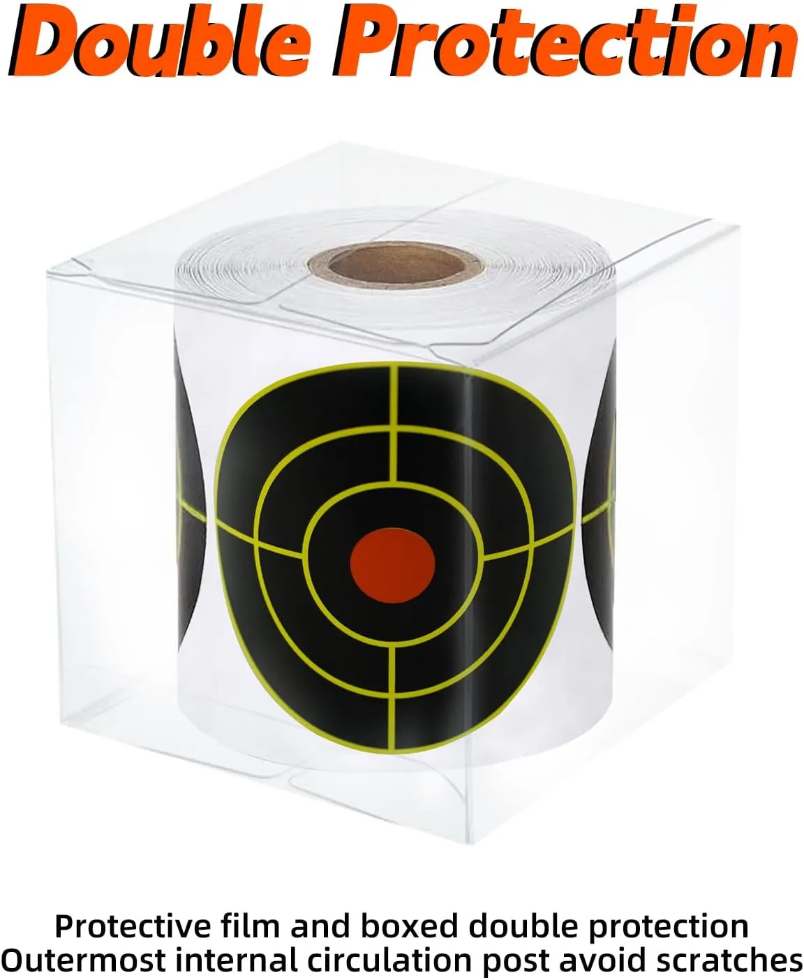Shooting Targets, 3" Splatter Targets Stickers Self Adhesive Target for Shooting Range Reactive Paper Target for Shootings Gun Target for Airsoft, Rifle, Pistol Shooting Practice