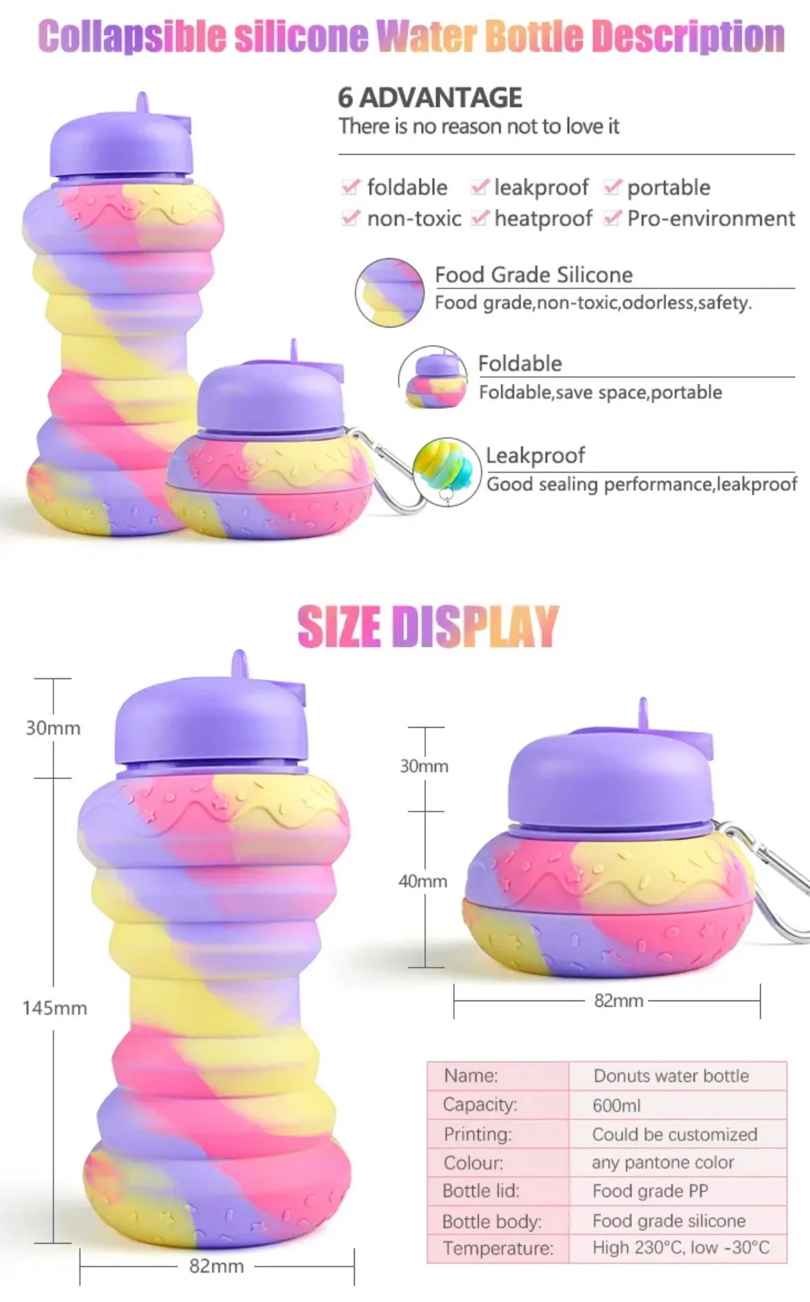 Silicone Donut Bottle 🍩