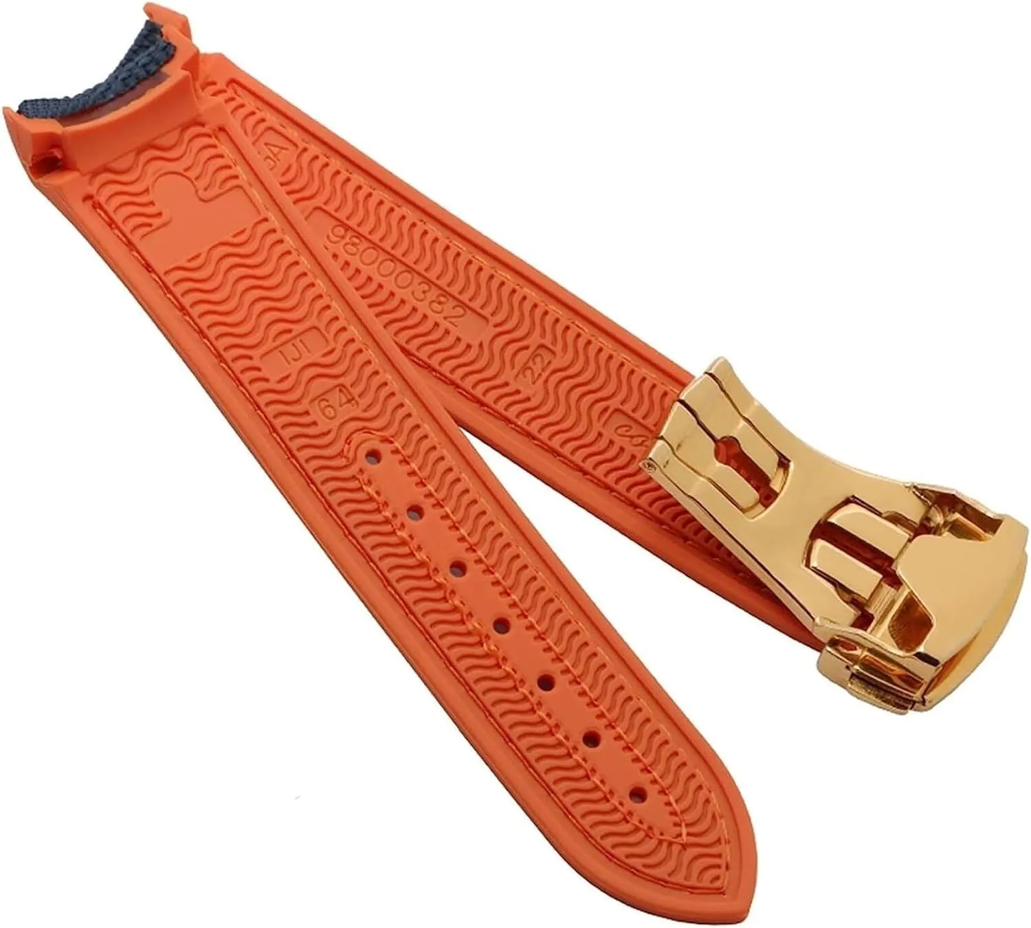 Silicone Nylon Strap Watch band For Omega 300 SEAMASTER 600 PLANET OCEAN Folding Buckle Bracelet Accessories