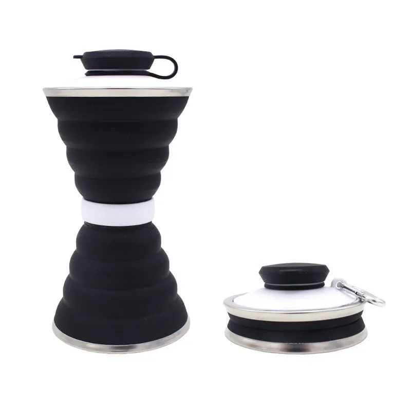 Silicone Water Bottle - Collapsible Water Bottle - Sport Water Bottle