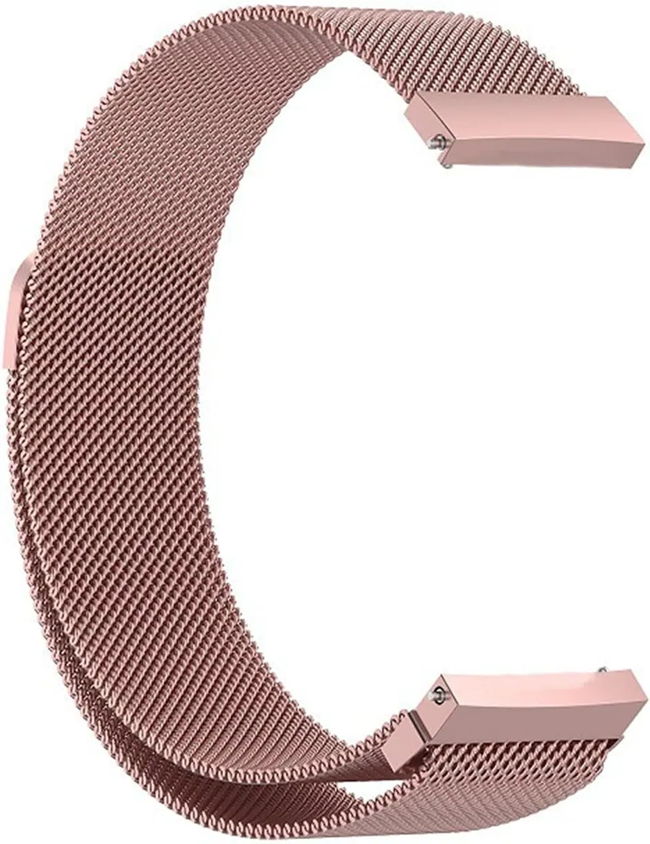 Silver Steel Strap Suitable for 20/22/24 mm Buckle Replacement Strap/20 mm/Silver