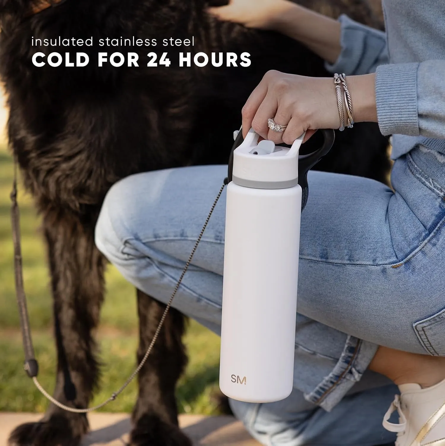 Simple Modern Kids Water Bottle with Straw Lid | Vacuum Insulated Stainless Steel Metal | Reusable Leak Proof BPA-Free Thermos for School | Summit Collection | 18oz, Kelly Green
