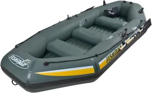 Single Inflatable Boat, Thickened Rubber Boat PVC Clip Net Fishing Boat Wear-Resistant Folding Boat Kayak Assault Boat192*108 * 38Cm