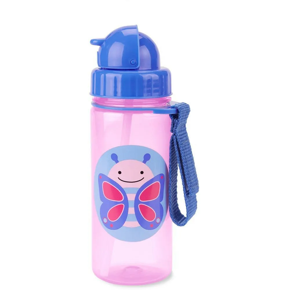 Skip Hop 390ml Zoo Straw Bottle - Butterfly