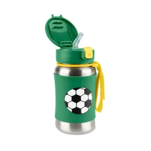 Skip Hop Spark Style Stainless Steel Straw Bottle - Soccer