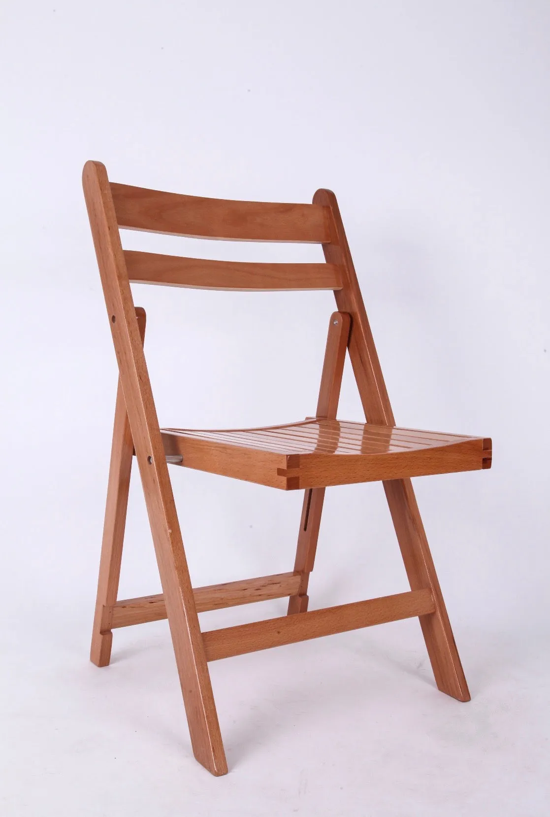 Slatted Americana Chairs - Natural Timber