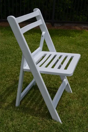Slatted White Americana - Resin/Plastic