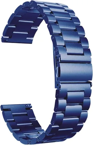 solid metal wristband for watch strap, quick release stainless steel strap replacement 20mm 22mm bracelet