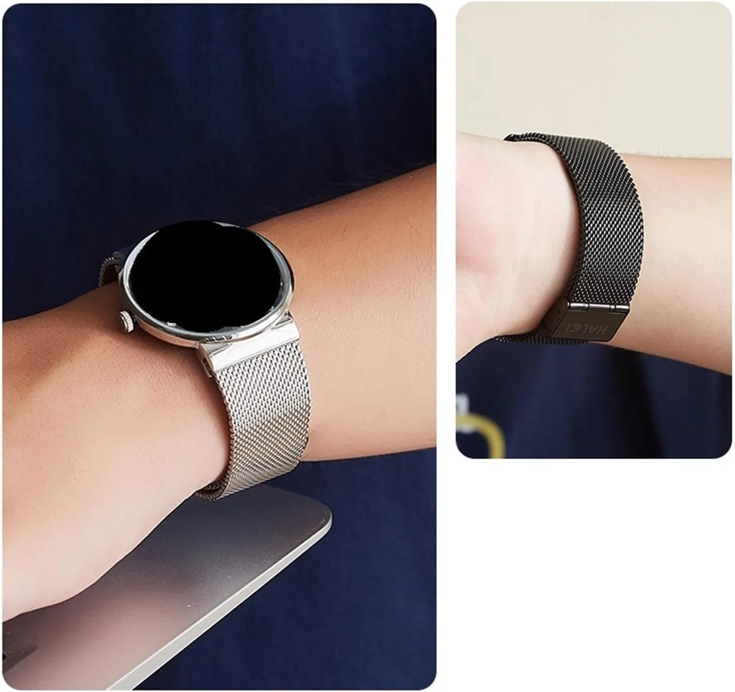 Stainless steel mesh strap unisex quick-release mesh strap