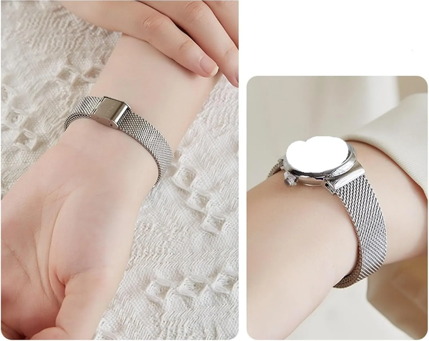 Stainless steel mesh strap unisex quick-release mesh strap