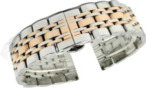 Stainless Steel Metal Watch With Folding Buckle Universal Wristband