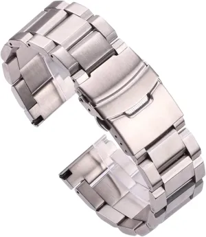Stainless Steel Watch Strap 20mm 22mm Bracelet Solid Metal Watch Bands Watch Accessories Universal