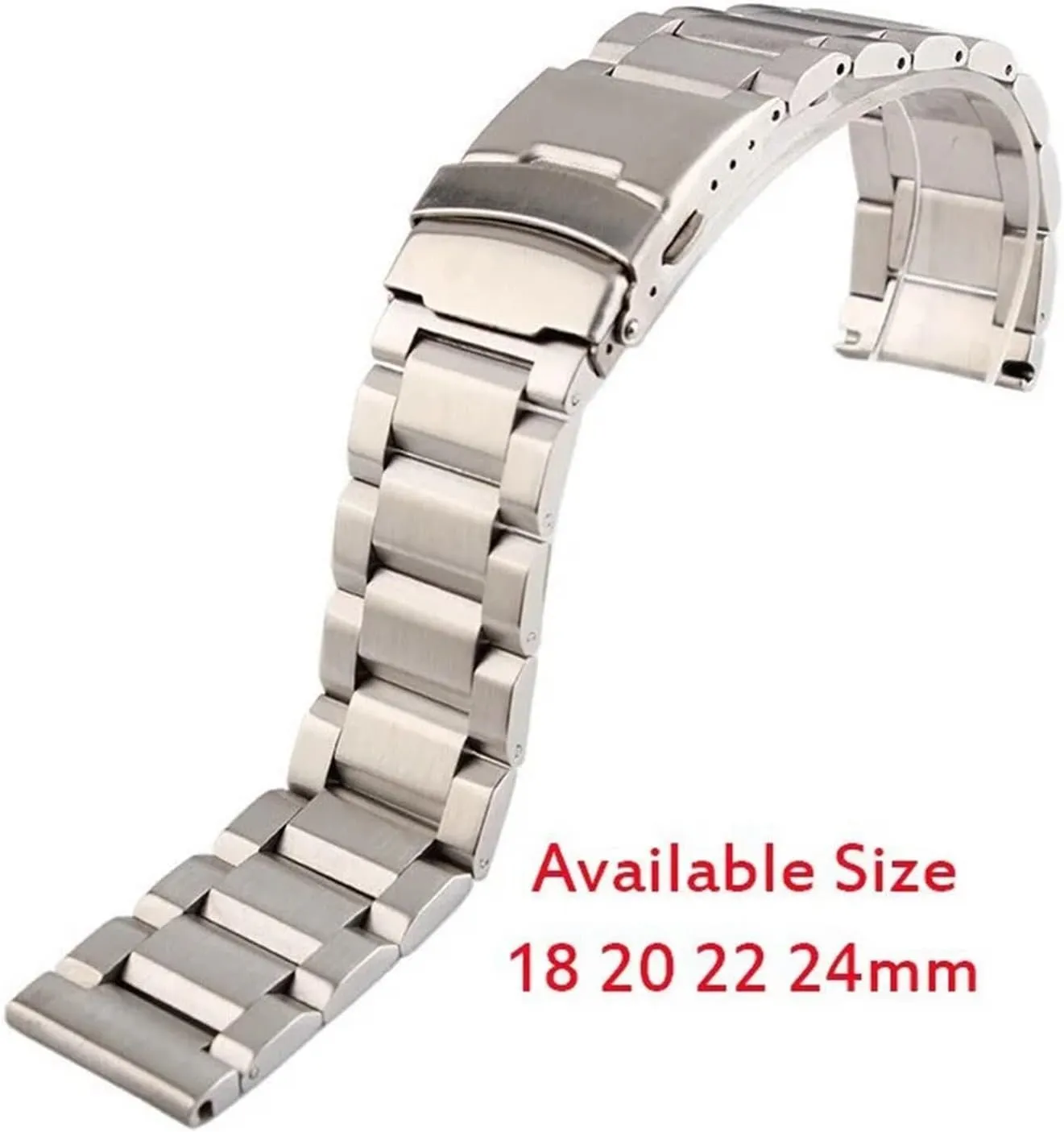 Stainless Steel Watch Strap 20mm 22mm Bracelet Solid Metal Watch Bands Watch Accessories Universal