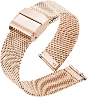 Stainless Steel Woven Mesh Watch Bands Replacement Straps Universal Quick Release Metal Strap