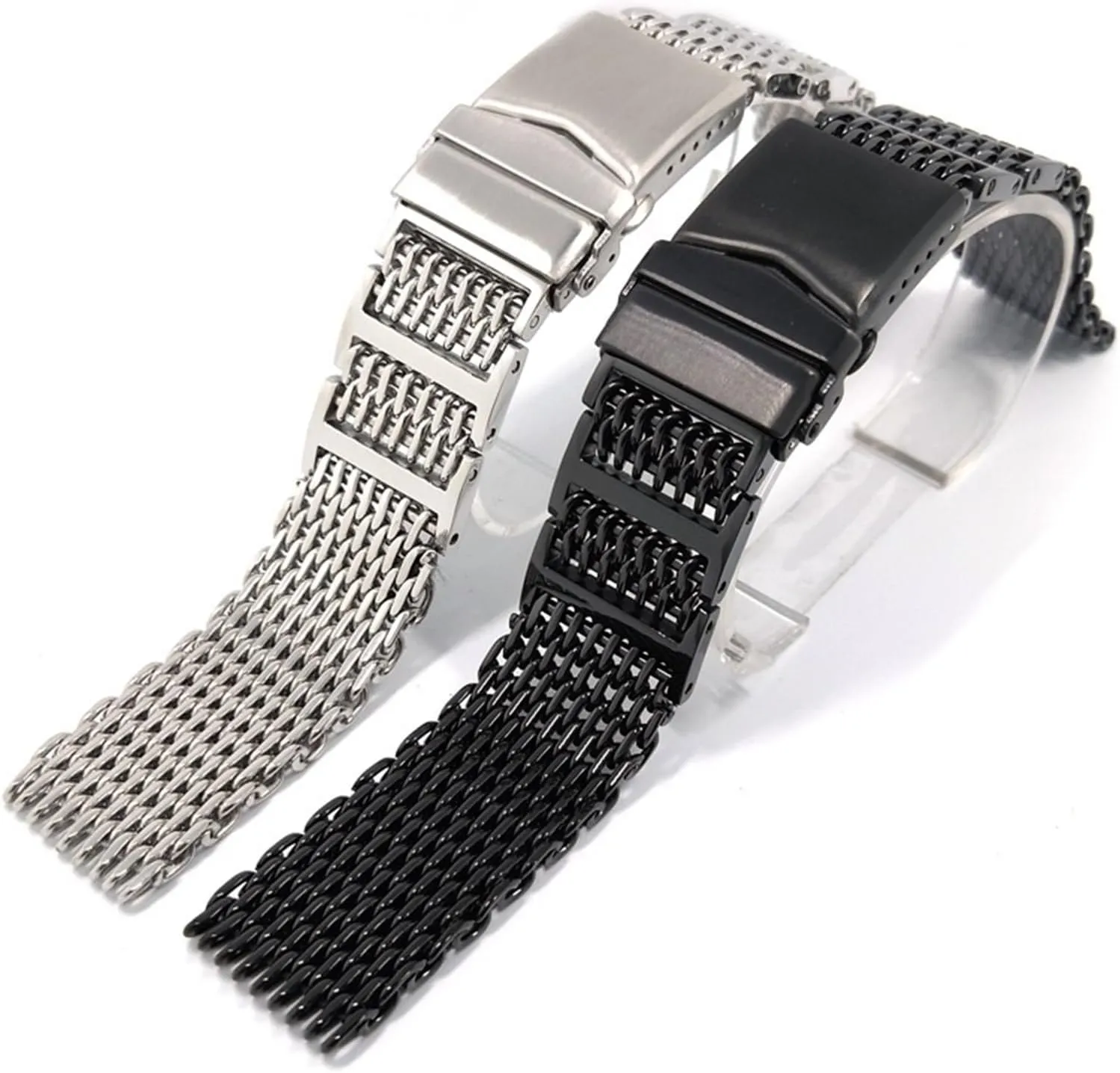 Stainless Steel Woven Watch Straps Are Suitable For Traditional Watches And Smart Watches