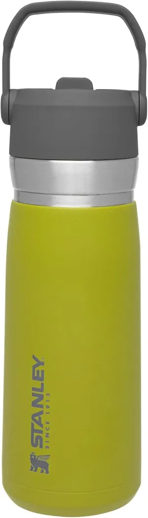 Stanley IceFlow Flip Straw Water Bottle 22 oz | Built-In Straw for Travel and Sports | Lightweight and Leak Resistant | Insulated Stainless Steel | BPA-Free | Aloe