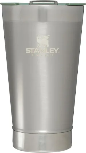 Stanley Stay-Chill Beer Pint 16 oz | Wide Mouth Lid | Built-in Bottle Opener | Beer Tumbler Cup | Insulated Stainless Steel Pint Glass | BPA-Free | Stainless Steel