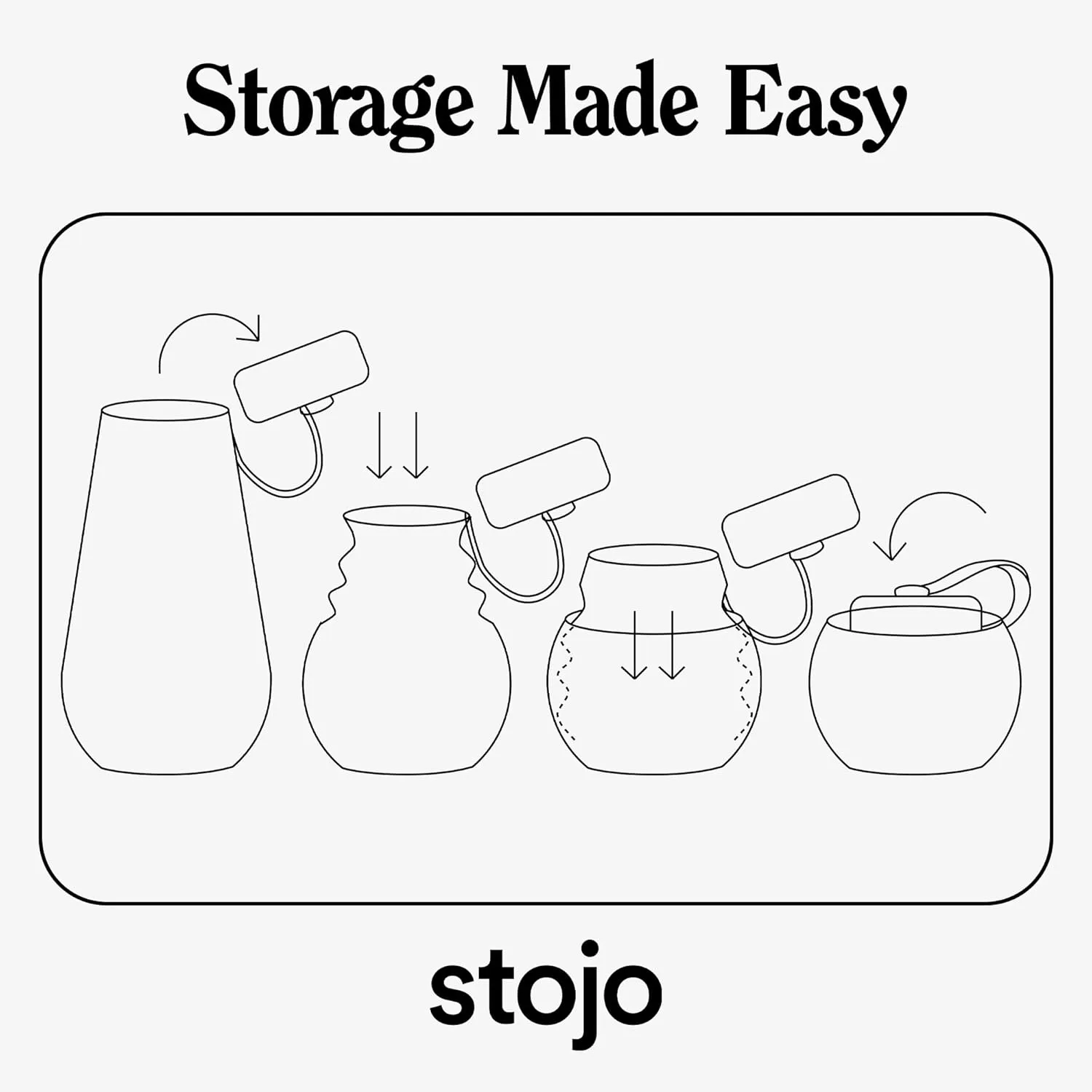 STOJO Collapsible Water Bottle – Lilac Purple, 20oz / 592ml - Leak-Proof Reusable Silicone Travel Cup for Hot & Cold Drinks - Microwave & Dishwasher Safe