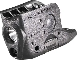 Streamlight 69270 TLR-6 100-Lumen Tactical Weapon Light with Integrated Red Aiming Laser Designed Exclusively and Solely for Glock 42/43/43X/48 (No Rail or MOS), Black