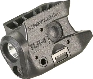 Streamlight 69274 TLR-6 100-Lumen Tactical Weapon Light with Integrated Red Aiming Laser Designed Exclusively and Solely for KAHR Arms CT9/CW9/CM9/CT40/CW40/CM40/TP9/P9/PM9/TP40/P40/PM40, Black