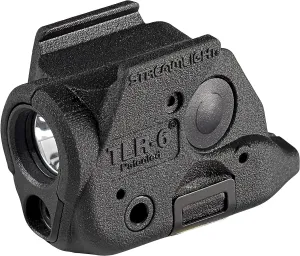 Streamlight 69286 TLR-6 100 Lumen Tactical Weapon Light with Integrated Red Aiming Laser Designed Exclusively and Solely for Glock 43X MOS/48 MOS Only, Black