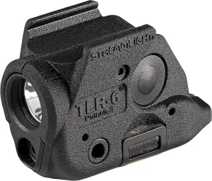 Streamlight 69286 TLR-6 100 Lumen Tactical Weapon Light with Integrated Red Aiming Laser Designed Exclusively and Solely for Glock 43X MOS/48 MOS Only, Black