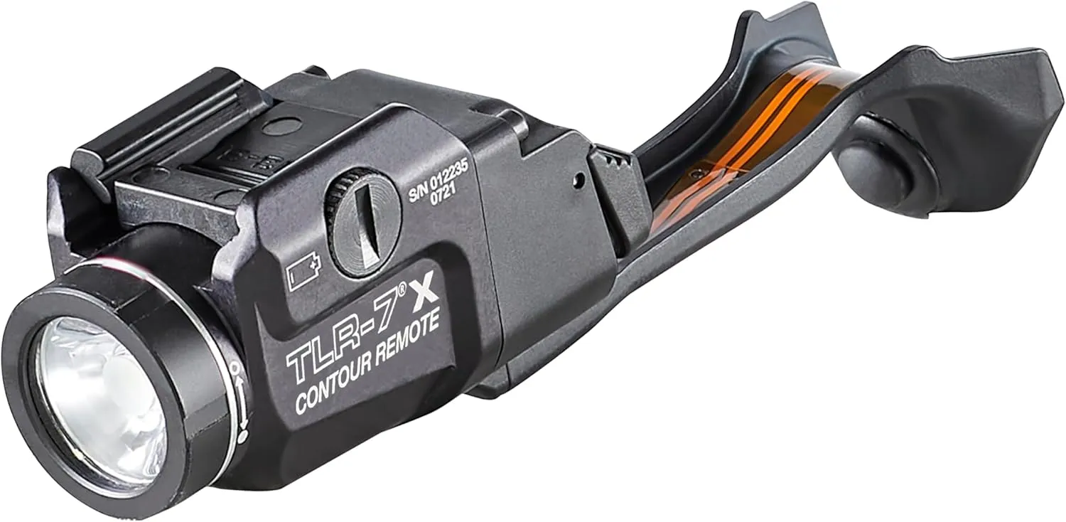 Streamlight 69480 TLR-7 X 500-Lumen Rail Mounted Tactical Light with Integrated Contour Remote Switch Exclusively for Sig Sauer P320 Xcarry Frame only, Includes Mounting Key, and CR123A Battery, Black