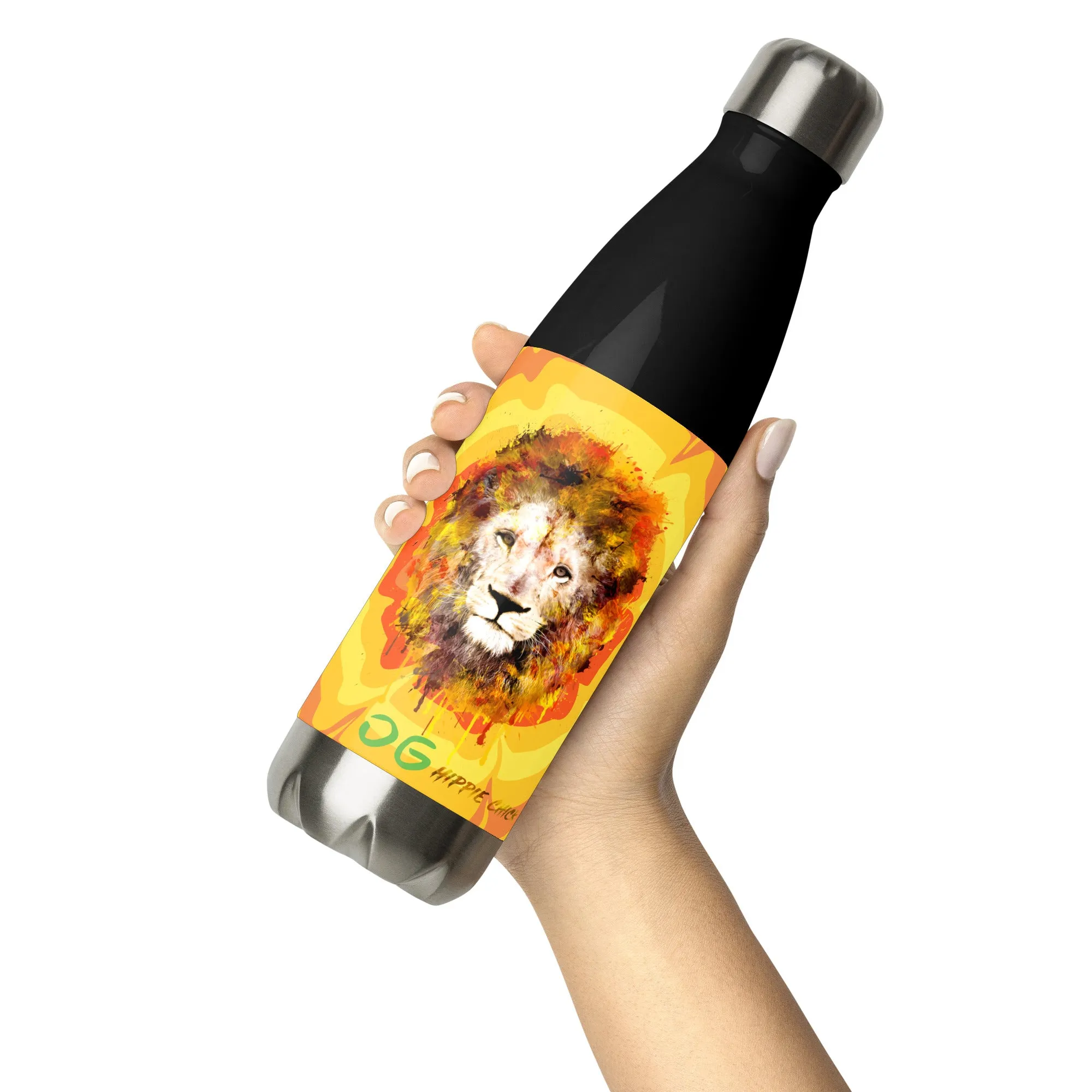 Sunny Flower Stainless Steel Water Bottle