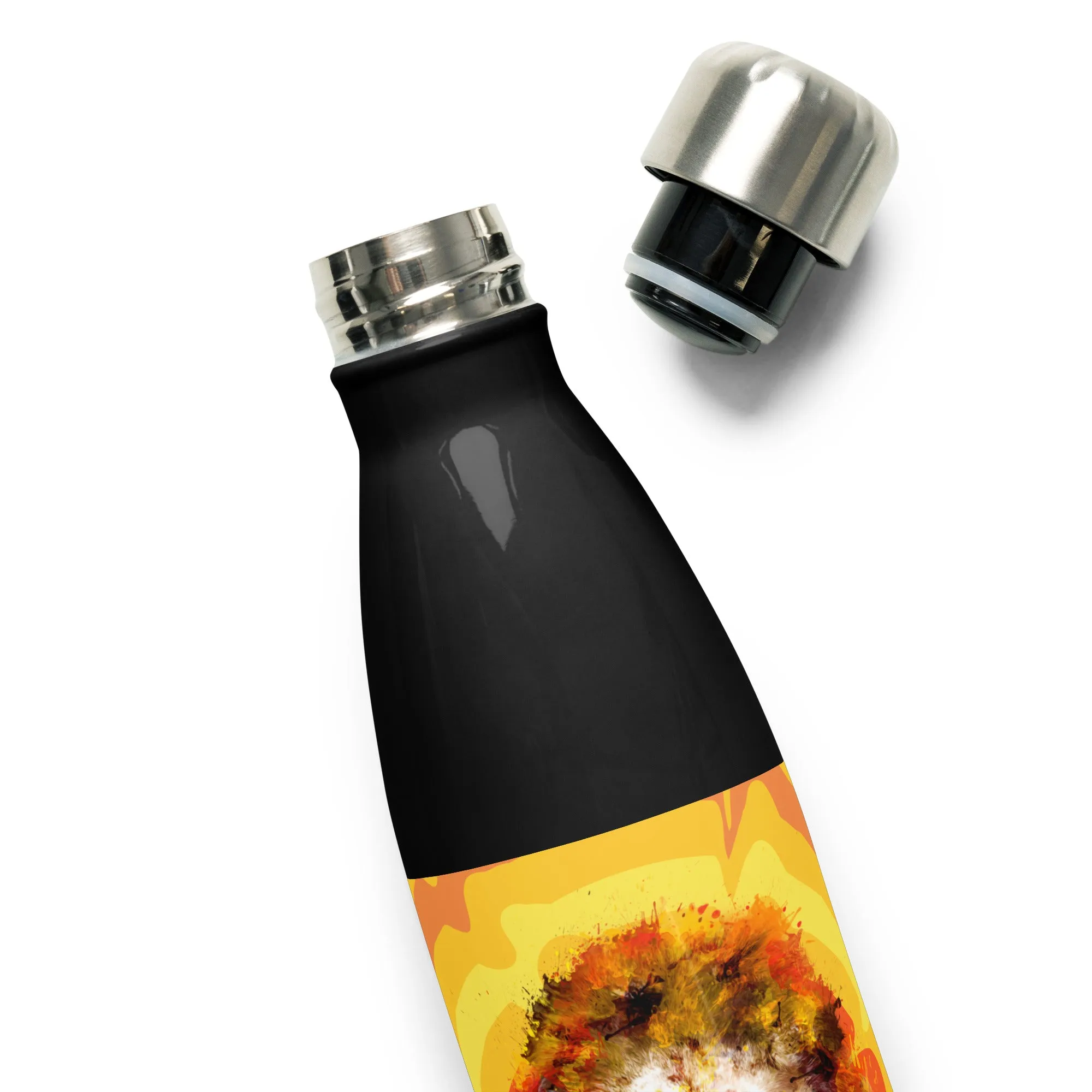 Sunny Flower Stainless Steel Water Bottle