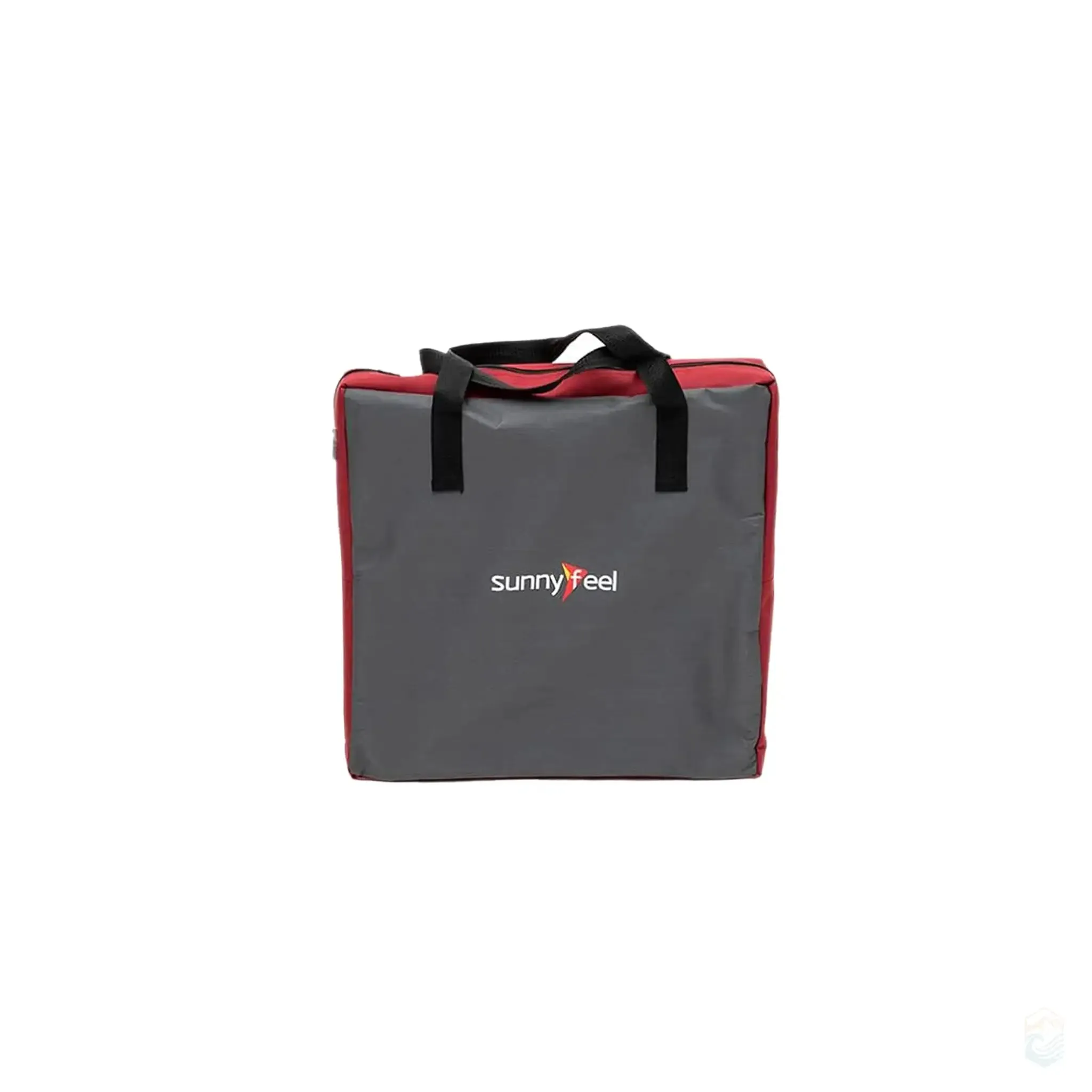 SunnyFeel Heavy Duty Folding Camping Directors Chair with Side Table and Storage Pockets - Red, 300 lbs Capacity