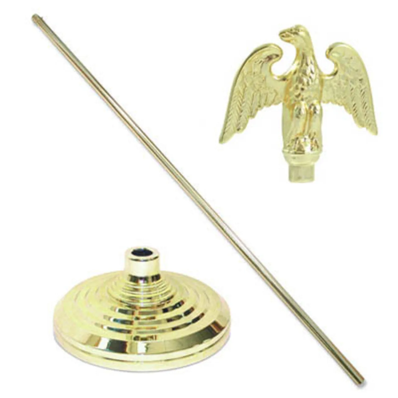 Super Tough Indoor Telescoping Flagpole Kit - No Flag