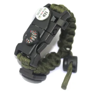 Survival safety umbrella rope braided bracelet