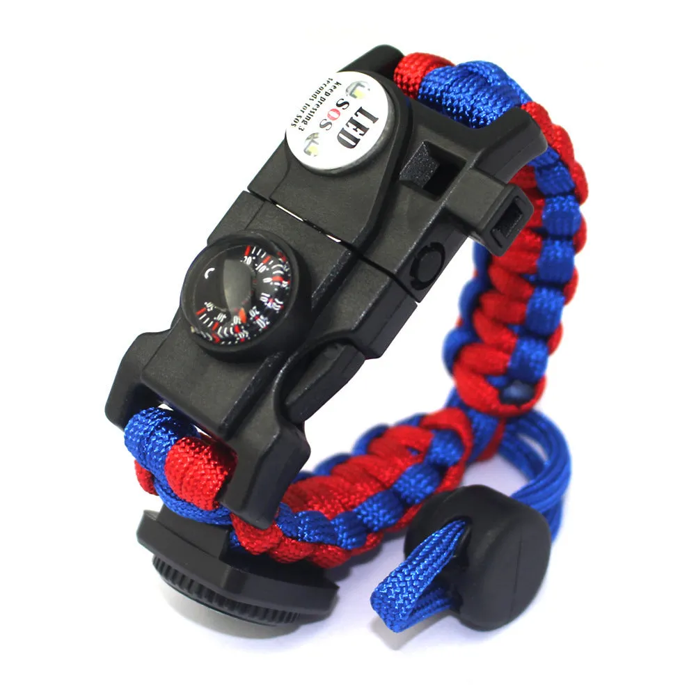 Survival safety umbrella rope braided bracelet