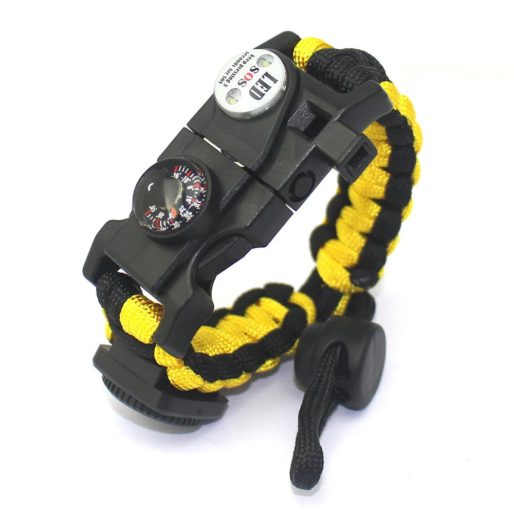 Survival safety umbrella rope braided bracelet